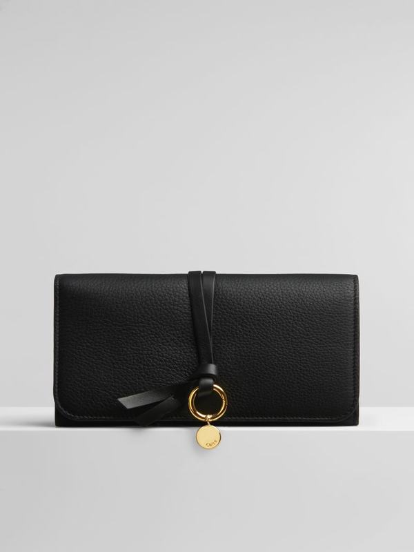 Chloé Carteras Mujer Alphabet Negras Calfskin MCYO49217